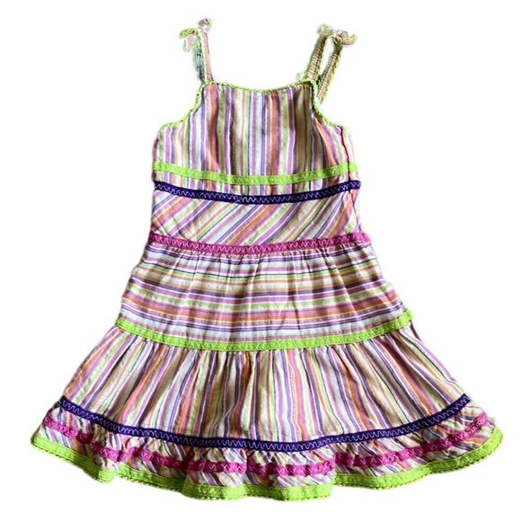 Children’s Place Baby Girl 24mo Colorful Sundress Pink Purple Lime - Picture 1 of 10